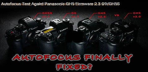 Firmware update GH5 GH5s G9 faster auto focus