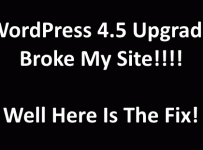 Fix WordPress 4.5 problems