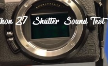 NIKON Z7 Shutter sound tested