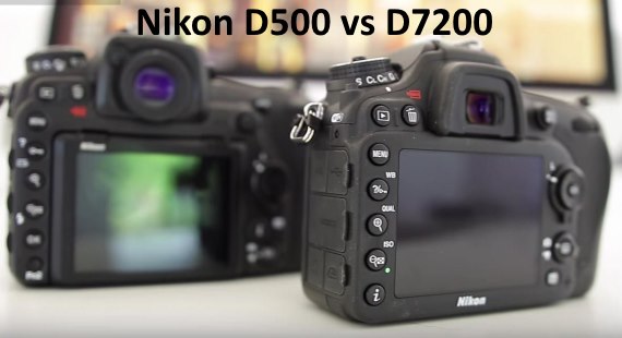 Nikon D500 vs D7200 breakdown Comparison