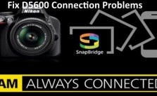 Nikon D5600 connection problems