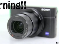 Sony DSC-RX100M3 warning messages