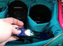 how to use purse as camera bag