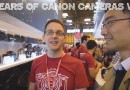 30 years of Canon cameras wall Lok