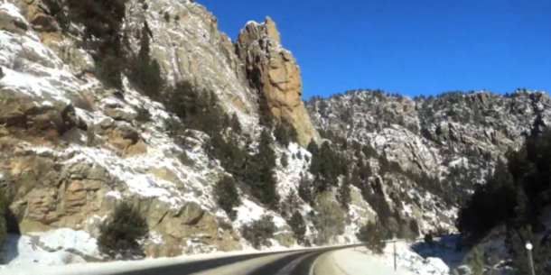 Big Thompson Canyon Winter