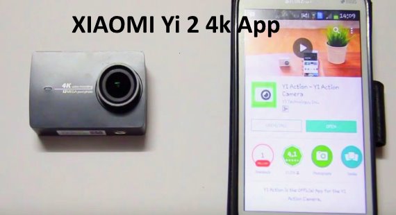 Connect to XIAOMI Yi 2 4k Camera App