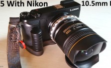 GX85 With Adapted Nikon 10.5mm f2.8G