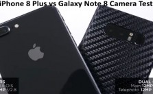 Galaxy Note 8 vs iPhone 8 Plus Camera Test video