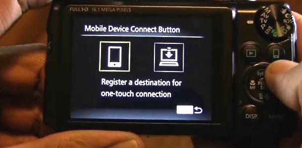 NFC set up on Canon PowerShot SX700 HS