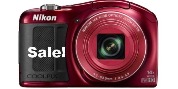Nikon Coolpix L620 18MP Digital Camera Sale Only $119 Today Free Shipping Nikon COOLPIX L620 sale