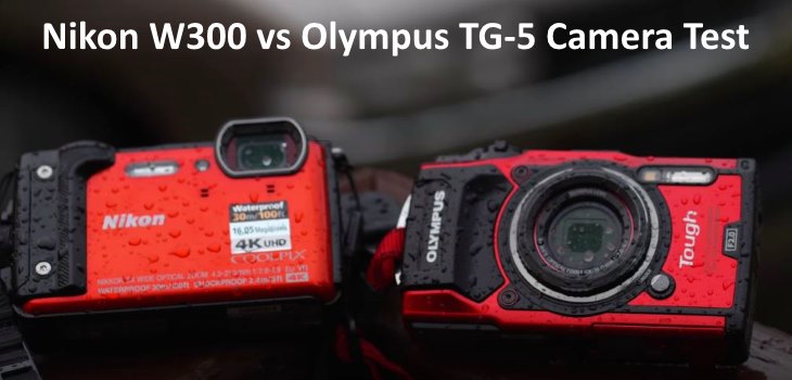 Nikon W300 vs. Olympus TG-5 test review video