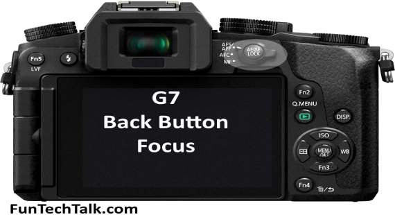 Panasonic G7 back button focus