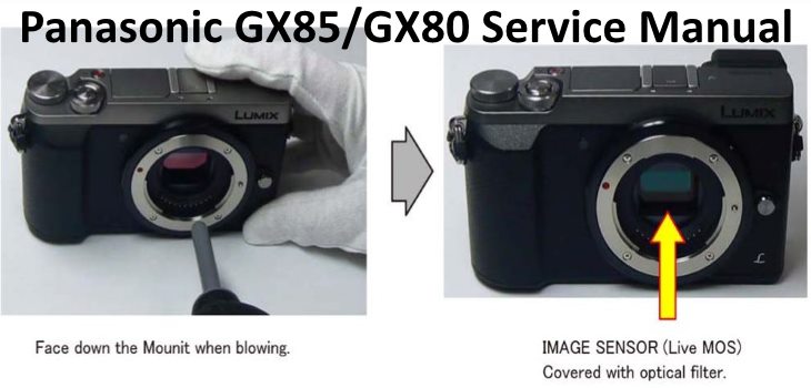 Panasonic GX85 GX80 Repair Service Manual