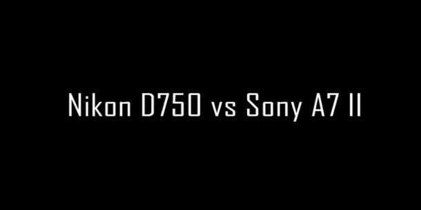 Sony A7 II vs Nikon D750 video test