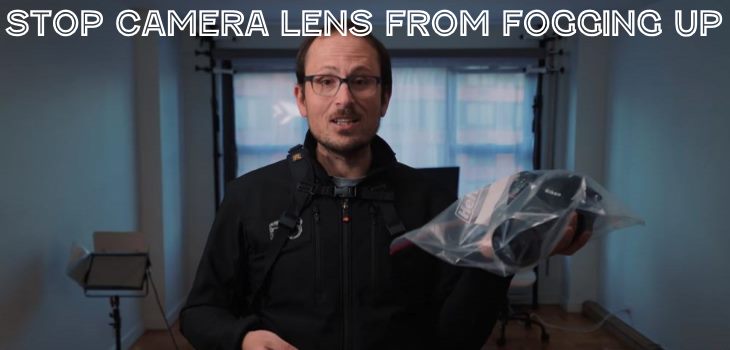 Stop camera lens fogging