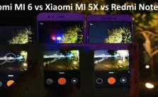 Video Xiaomi MI 6 vs Xiaomi MI 5X vs Redmi Note 4X Camera Test