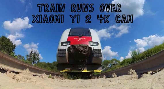 Xiaomi Yi 2 4K Action Camera train video test
